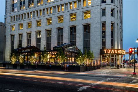 Townhouse detroit - Project Description. Budget: $1.2 million. Site: The restaurant occupies the ground floor of One Detroit Center, a 43-story skyscraper and class-A office building on the corner of Woodward and Congress in downtown …